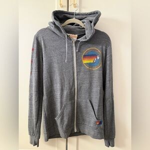 Aviator Nation hoodie - Heather Grey